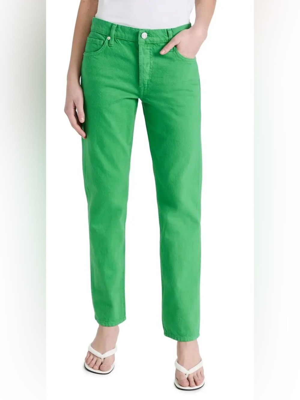 FRAME denim green Le Slouch Jeans S 25